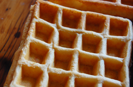 The best traditional Brussels Waffle in Cape Town made by The Wicked Waffle