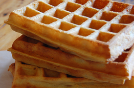 The best traditional Brussels Waffle in Cape Town made by The Wicked Waffle